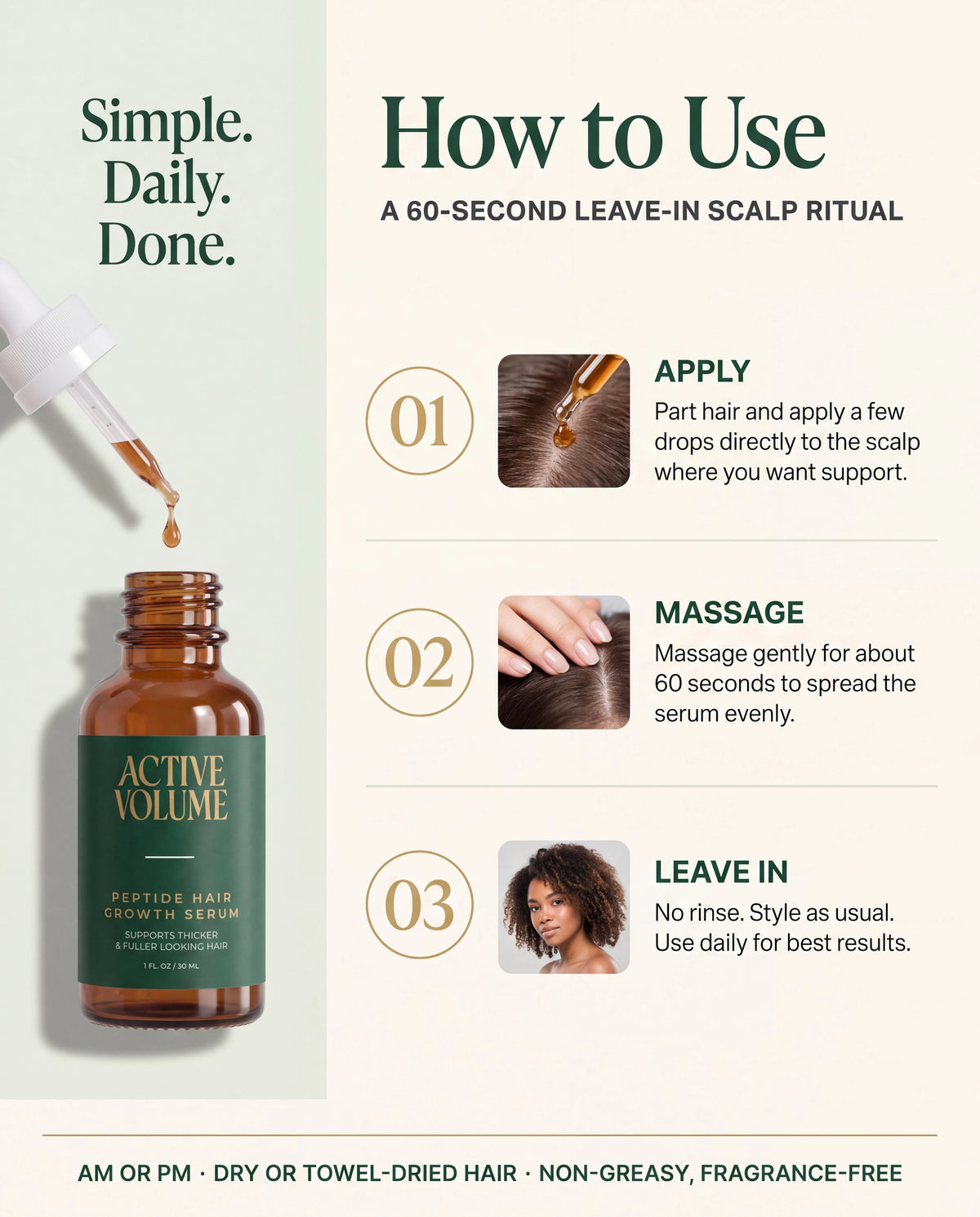 Peptide Hair Growth Serum